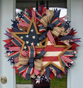 🌟Rustic Patriotic Stars Wreath