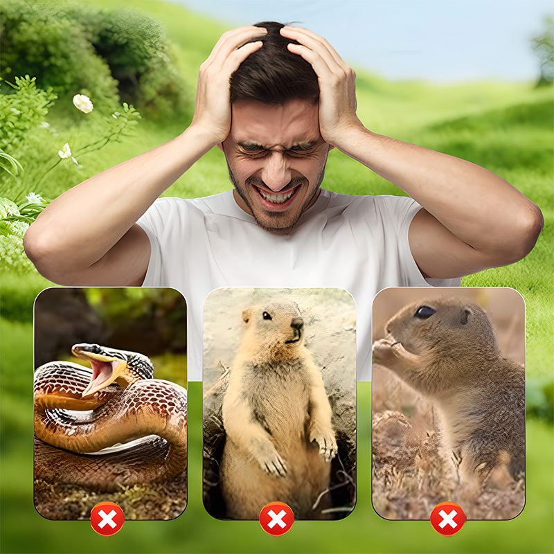 This season's sales offer a 50% discount✨Solar-powered waterproof spiral rodent repellent device